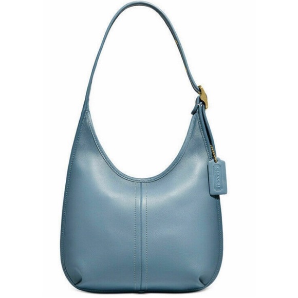 COACH Ergo Leather Shoulder Bag Blue